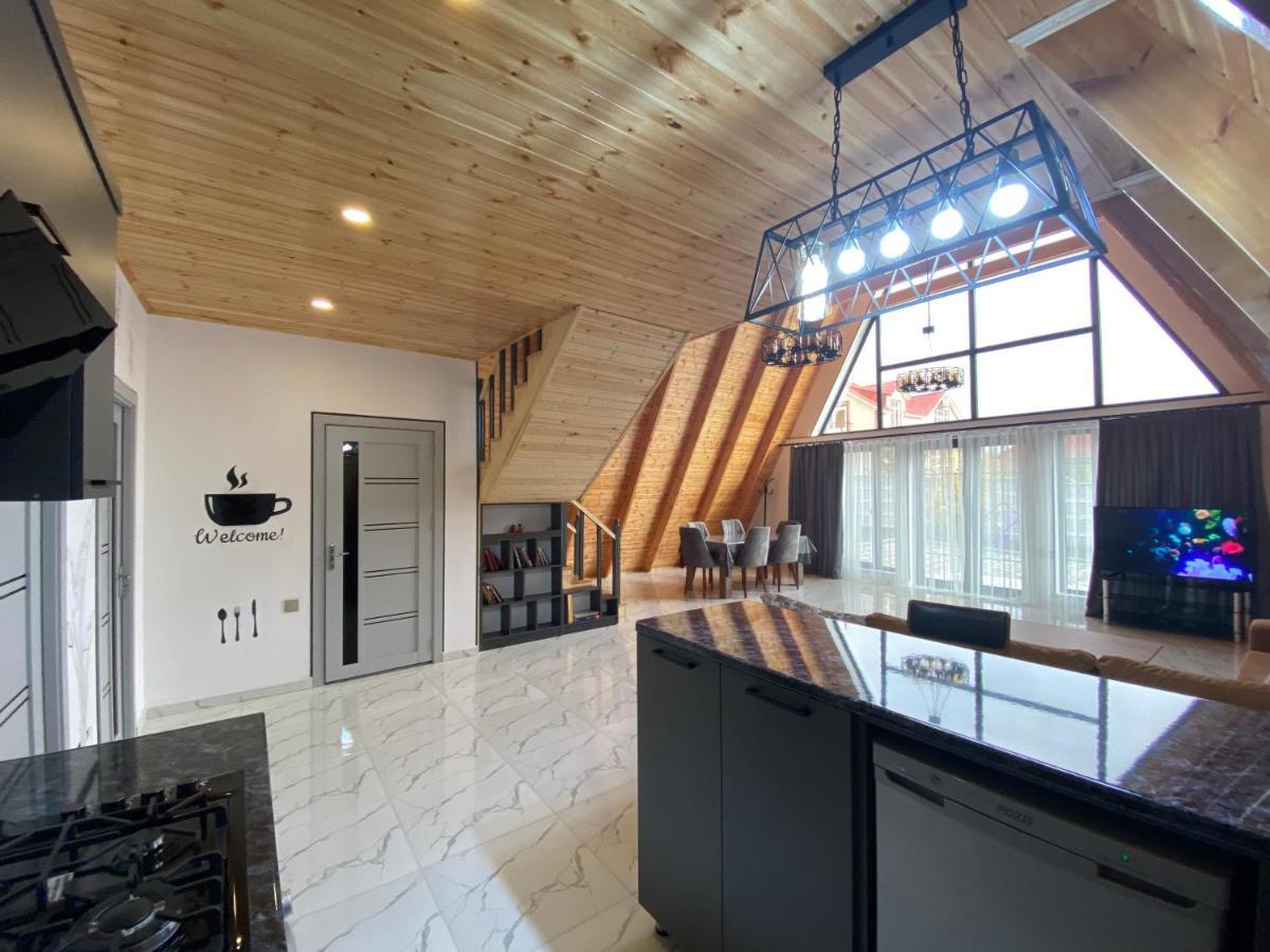 Qafqaz Family Chalet Villa Gabala Exterior photo
