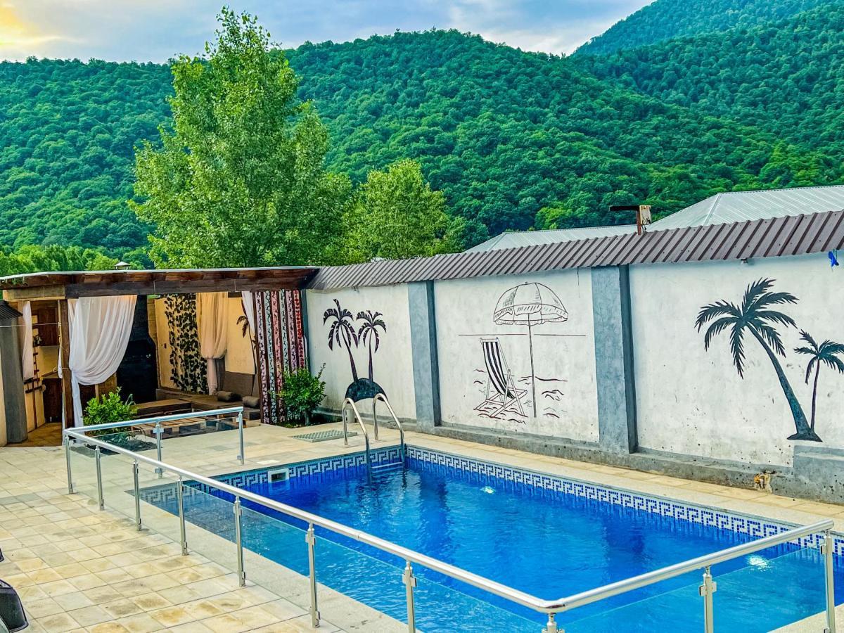 Qafqaz Family Chalet Villa Gabala Exterior photo